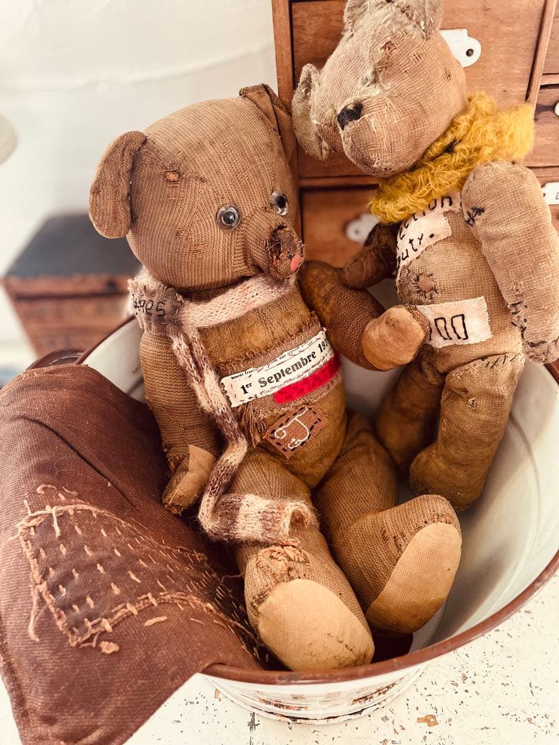 あ*ち様 唯一無二　アンティークベア　襤褸ちゃん