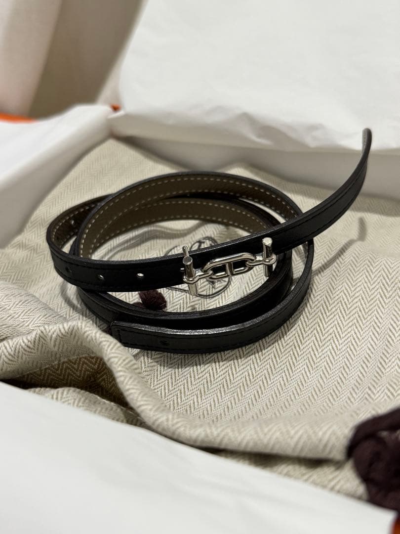 HERMES リバーシブルベルト 13mm 箱付き 袋付き