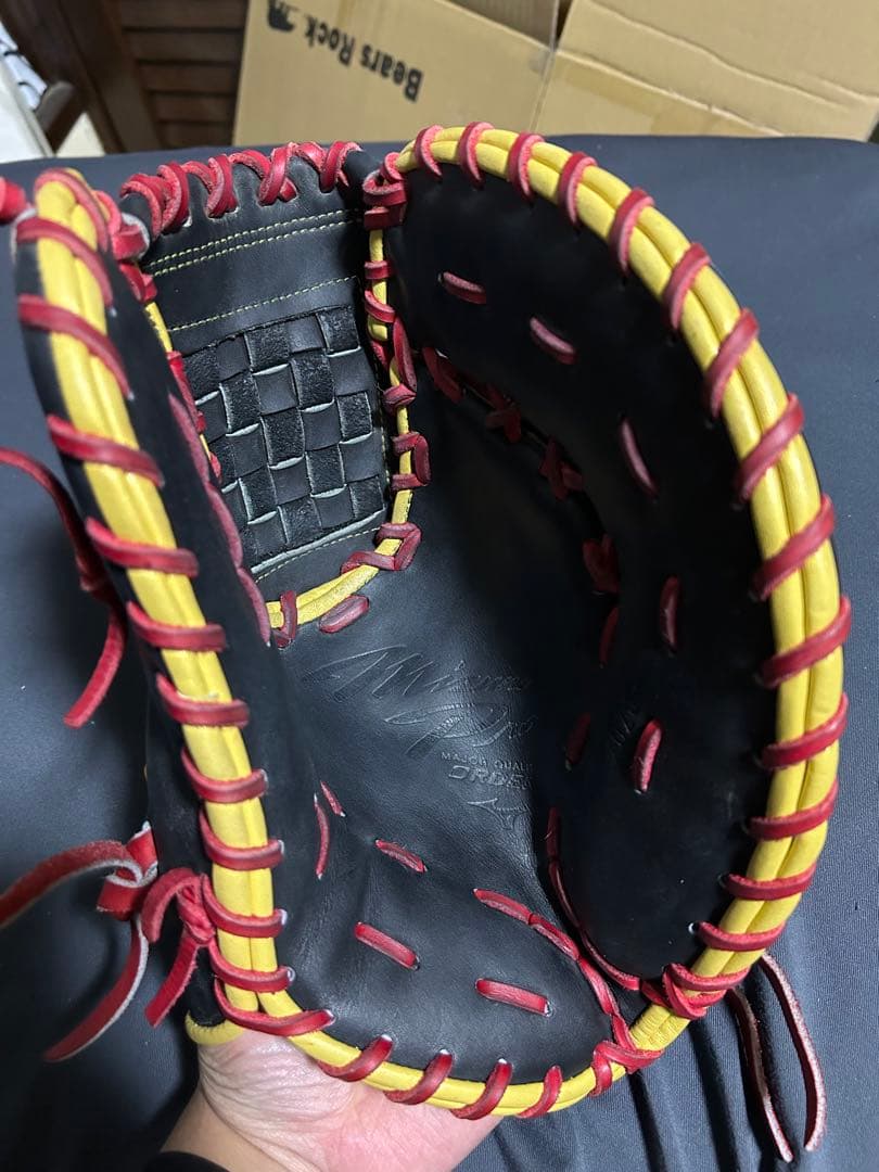 ミズノプロ　軟式　ファーストミット　オーダー　中田翔モデル