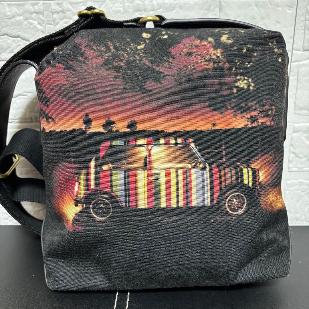 【美品】 Paul Smith ミニクーパー ショルダーバッグ マルチカラー