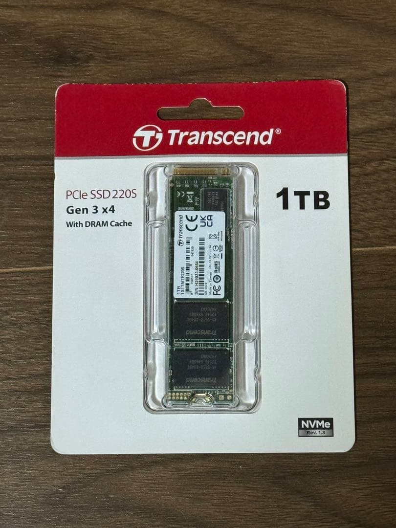 トランセンドジャパン M.2 SSD 1TB TS1TMTE220S