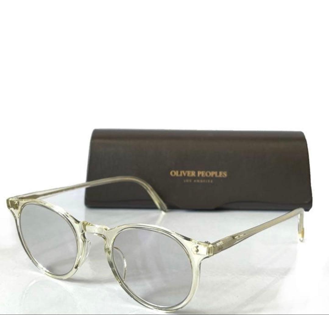 OLIVER PEOPLES クリアラウンドサングラス