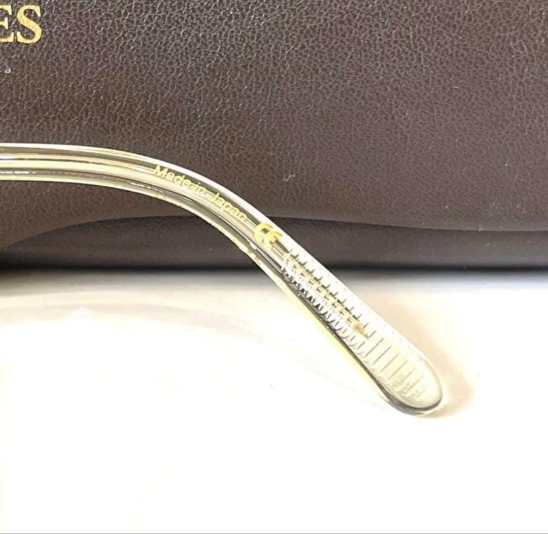 OLIVER PEOPLES クリアラウンドサングラス