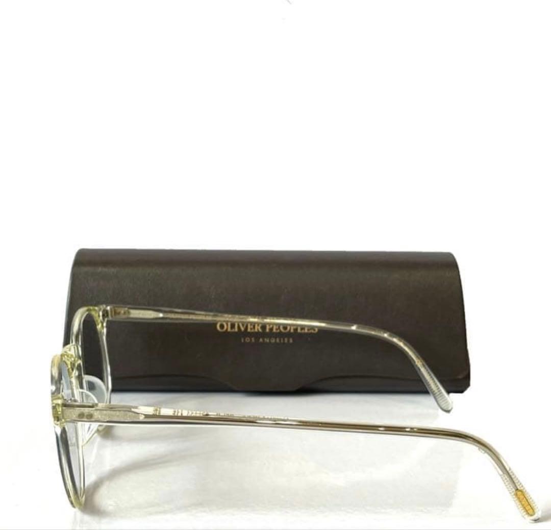 OLIVER PEOPLES クリアラウンドサングラス