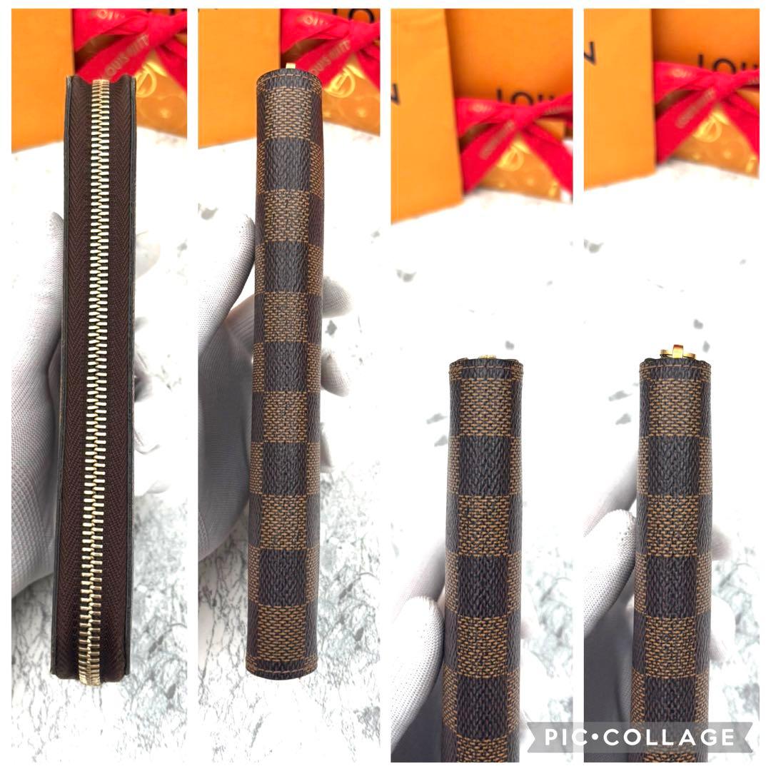 【新品同様】 ルイヴィトン ダミエ ジッピーウォレット 長財布