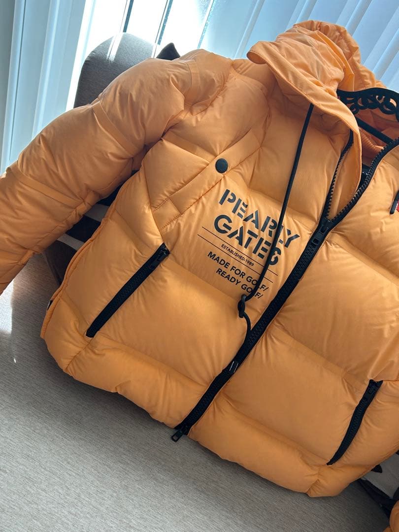 PEARLY GATES オレンジ系ダウンジャケット