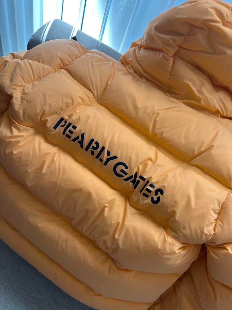 PEARLY GATES オレンジ系ダウンジャケット