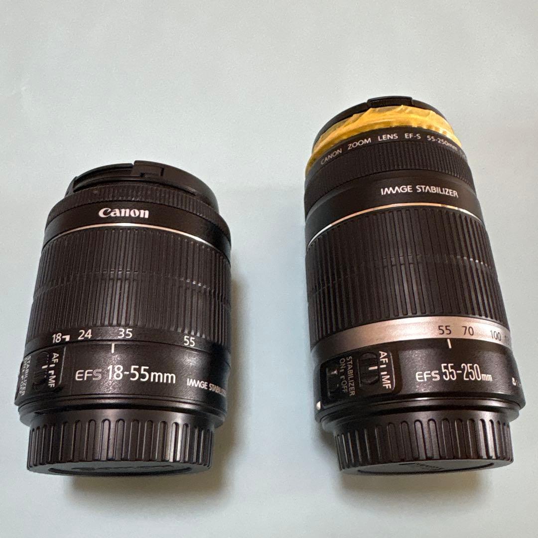 Canon ズームレンズ EF-S 18-55mm & 55-250mm