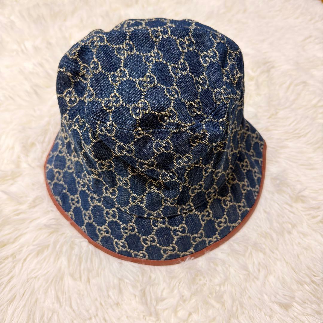 GUCCI グッチ デニムハット バケット Mサイズ 57cm