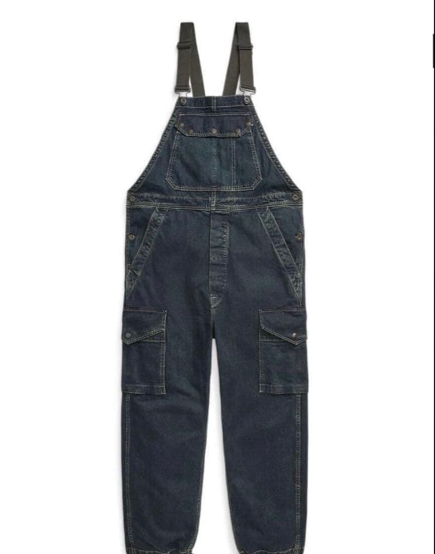 24FW RRL デニム カーゴ オーバーオール ダブルアールエル