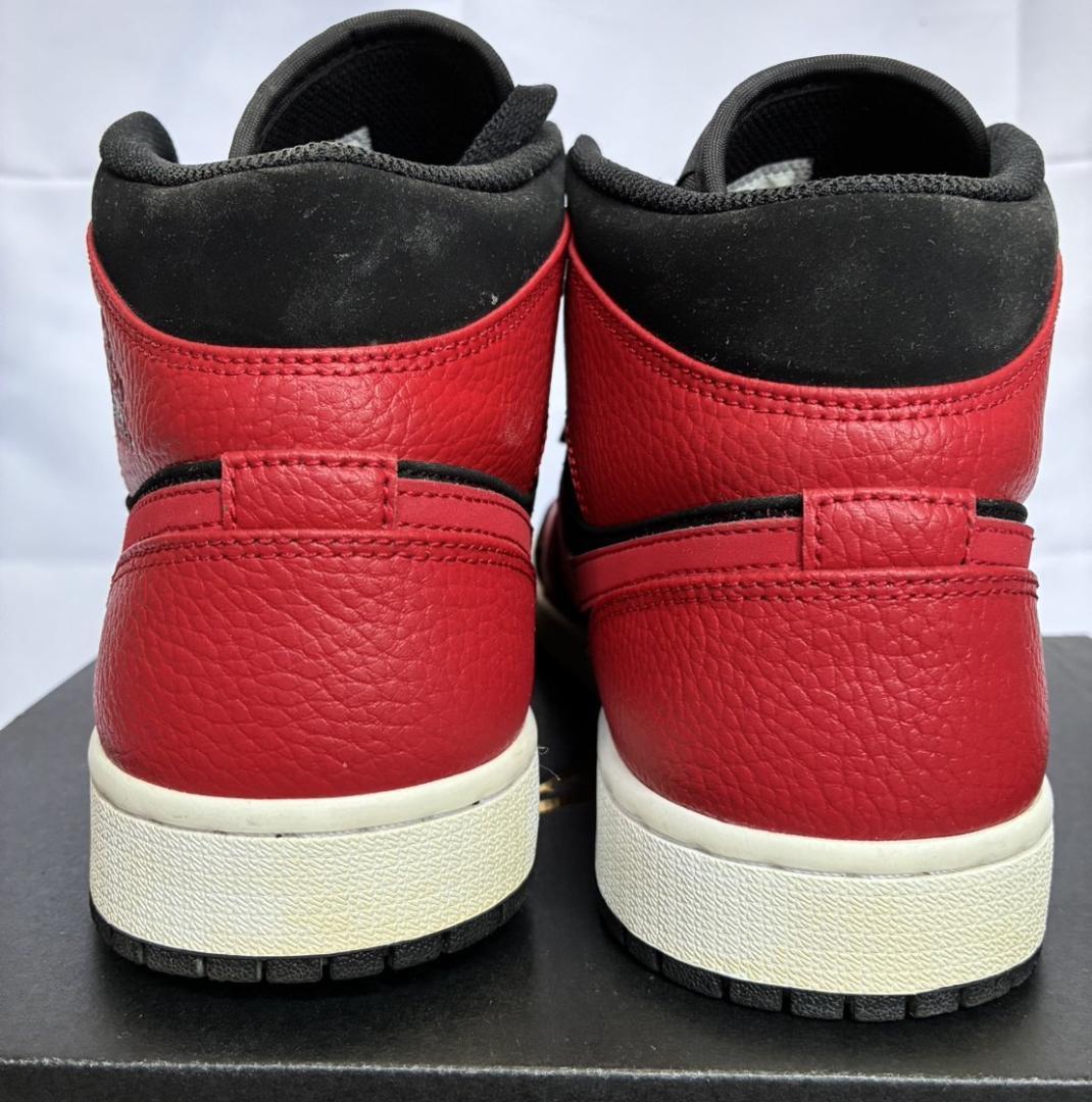 シューズ(男性用) NIKE Air Jordan 1 Mid Reverse Bred 27cm
