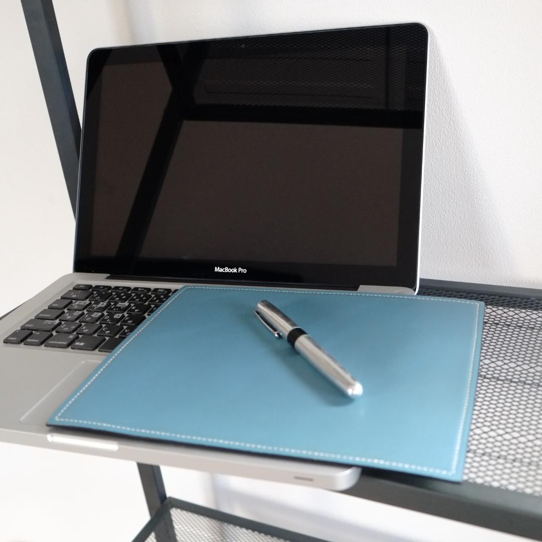 HERMES エルメス レザー マウスパッド バイカラー E刻印 2001年