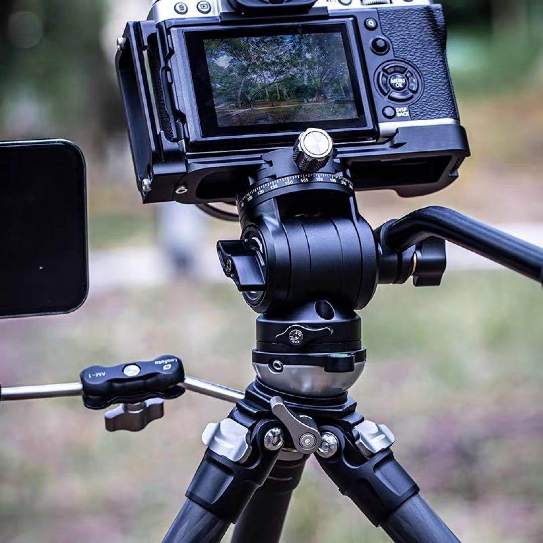 み*ぃ様 LeofotoレオフォトBV-1R 油圧式ビデオ雲台NP-50プレート