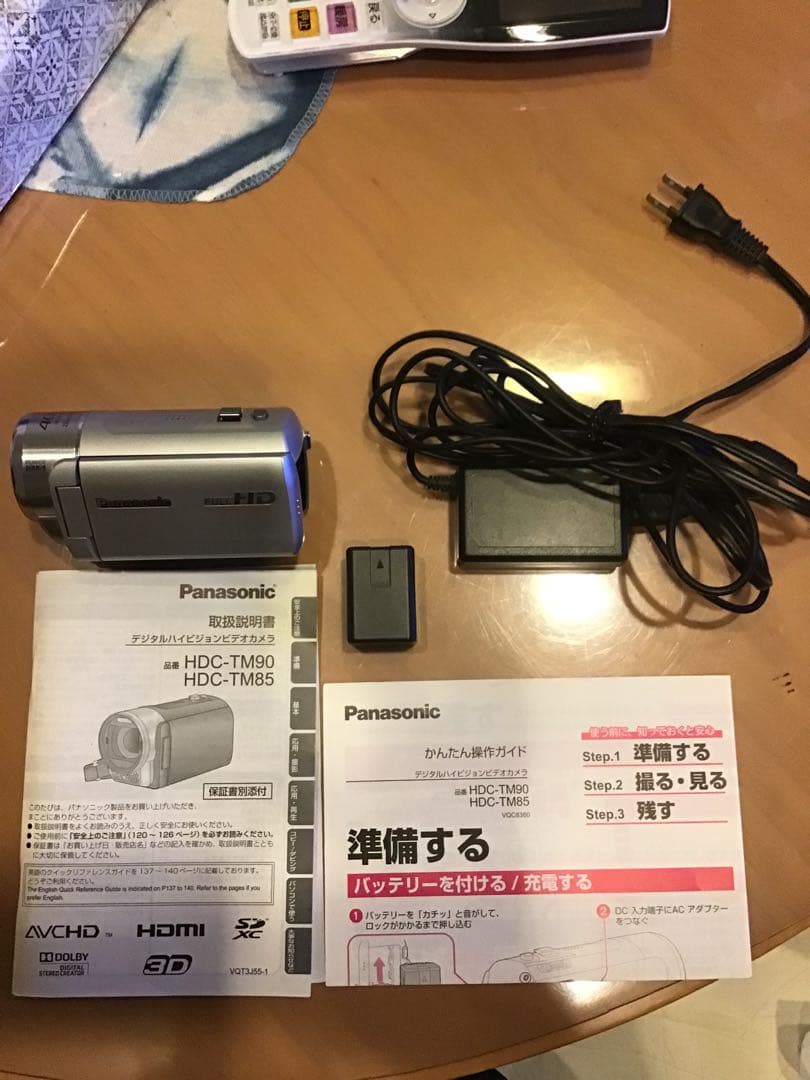 Panasonic HDC-TM85 ビデオカメラ 本体　画像のみ