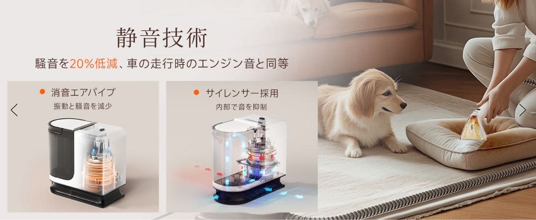 ⭕️リンサークリーナー⭕️ 超強吸引力 カーペットクリーナー 自動洗浄 布洗浄機