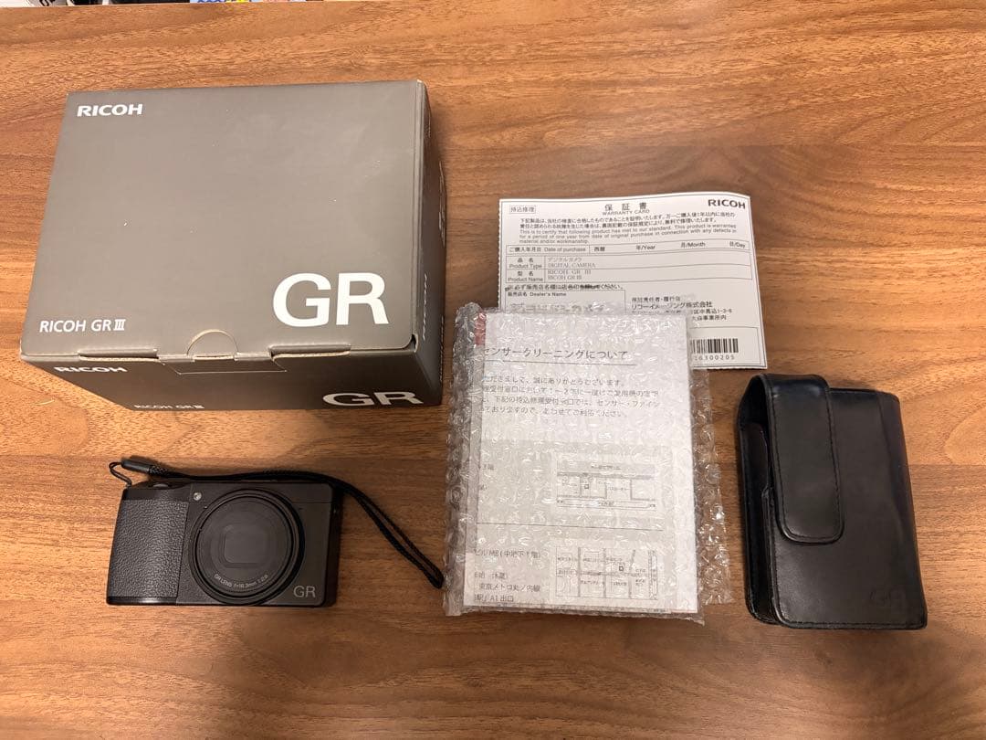 RICOH GR III コンパクトデジタルカメラ　ショット数1164