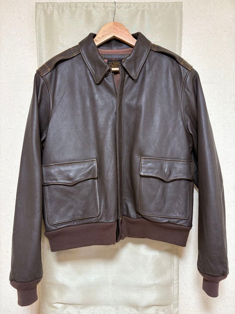 D　90's A-2 レザージャケット