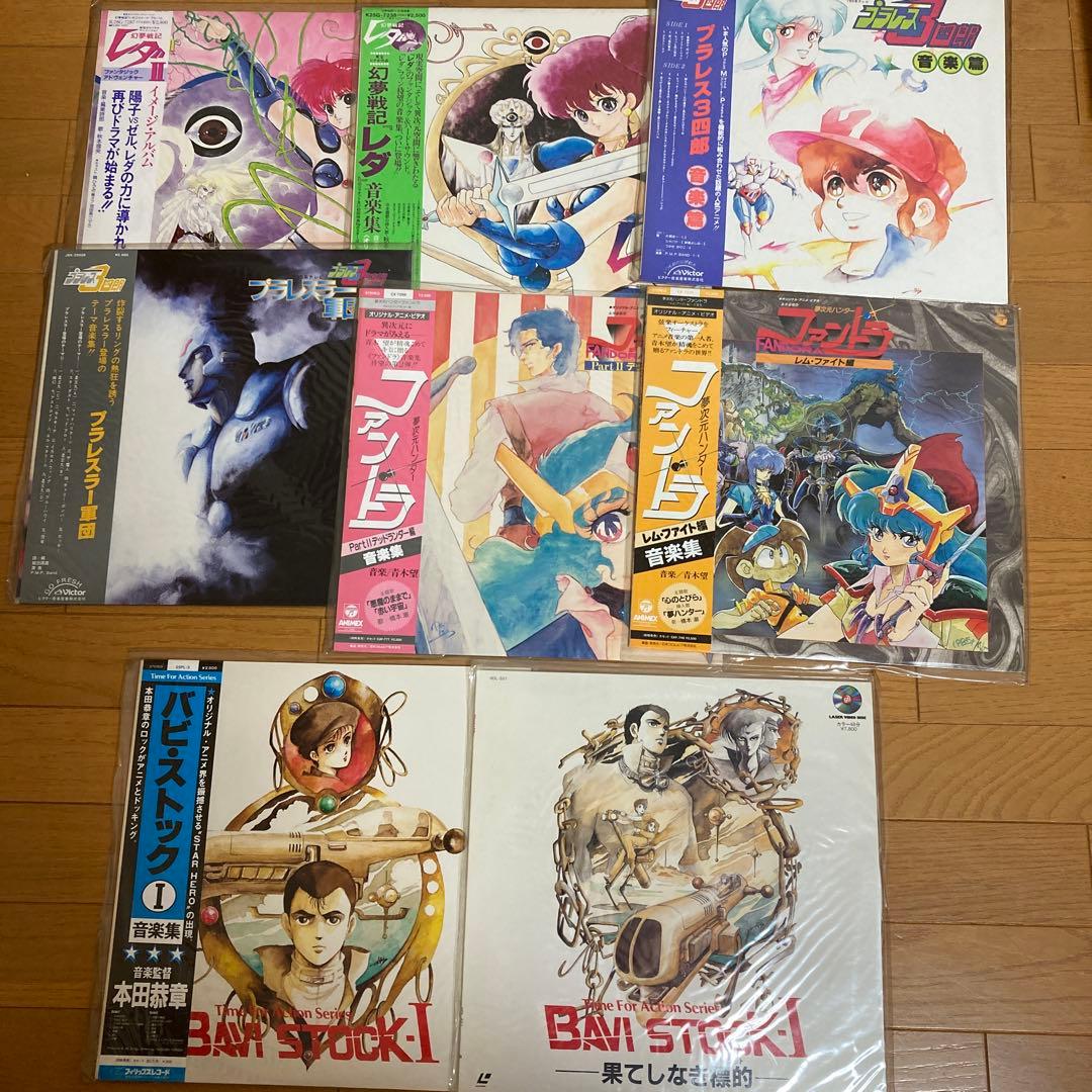 LPレコード カナメプロ制作アニメ　8枚組