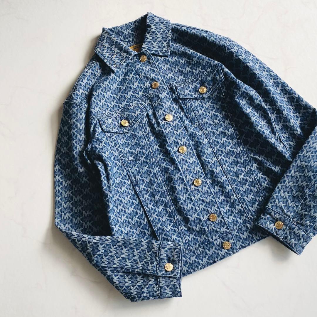 MICHAEL KORS エラスティック ジャカード デニム ジャケット