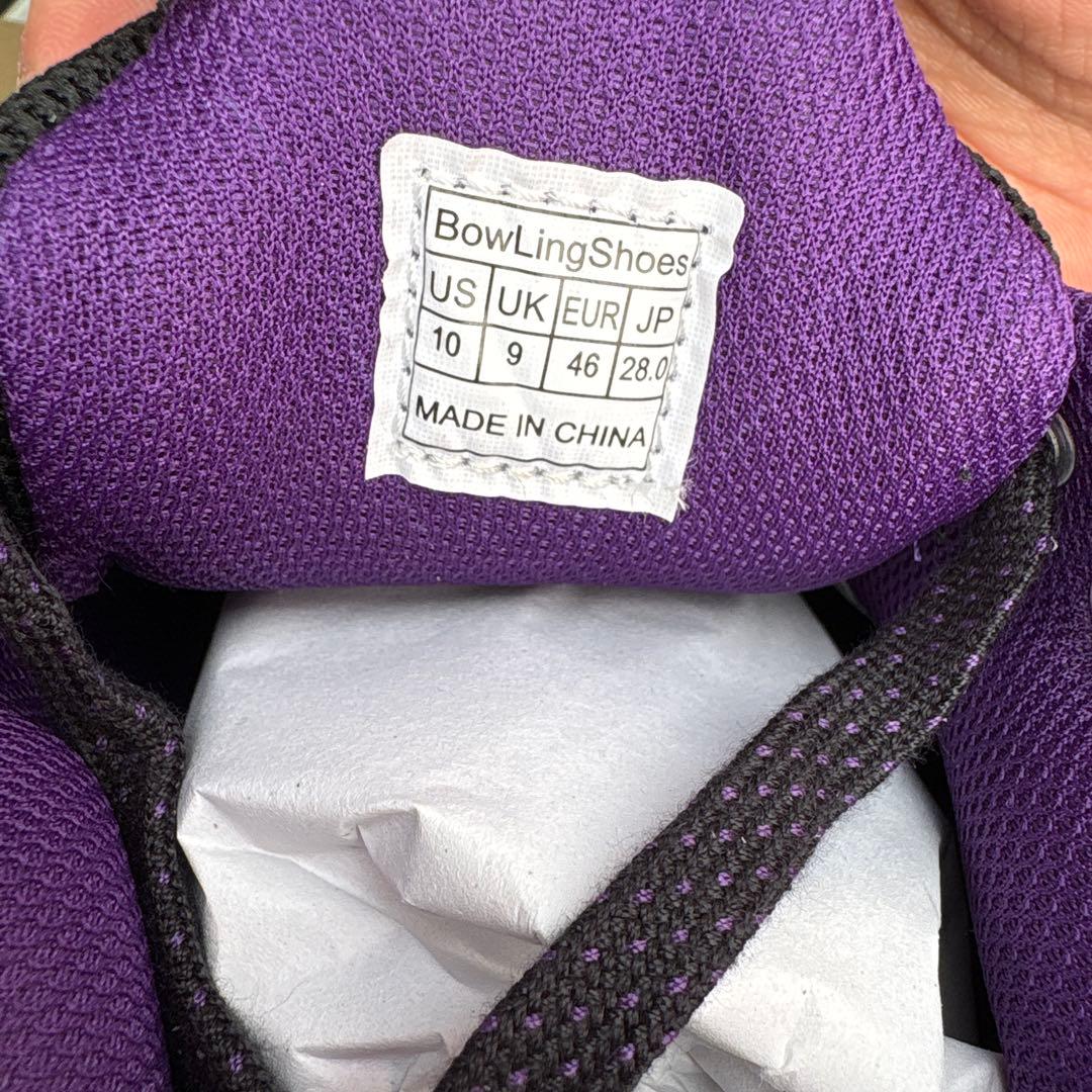 HSP ボウリングシューズ ブラック/パープル