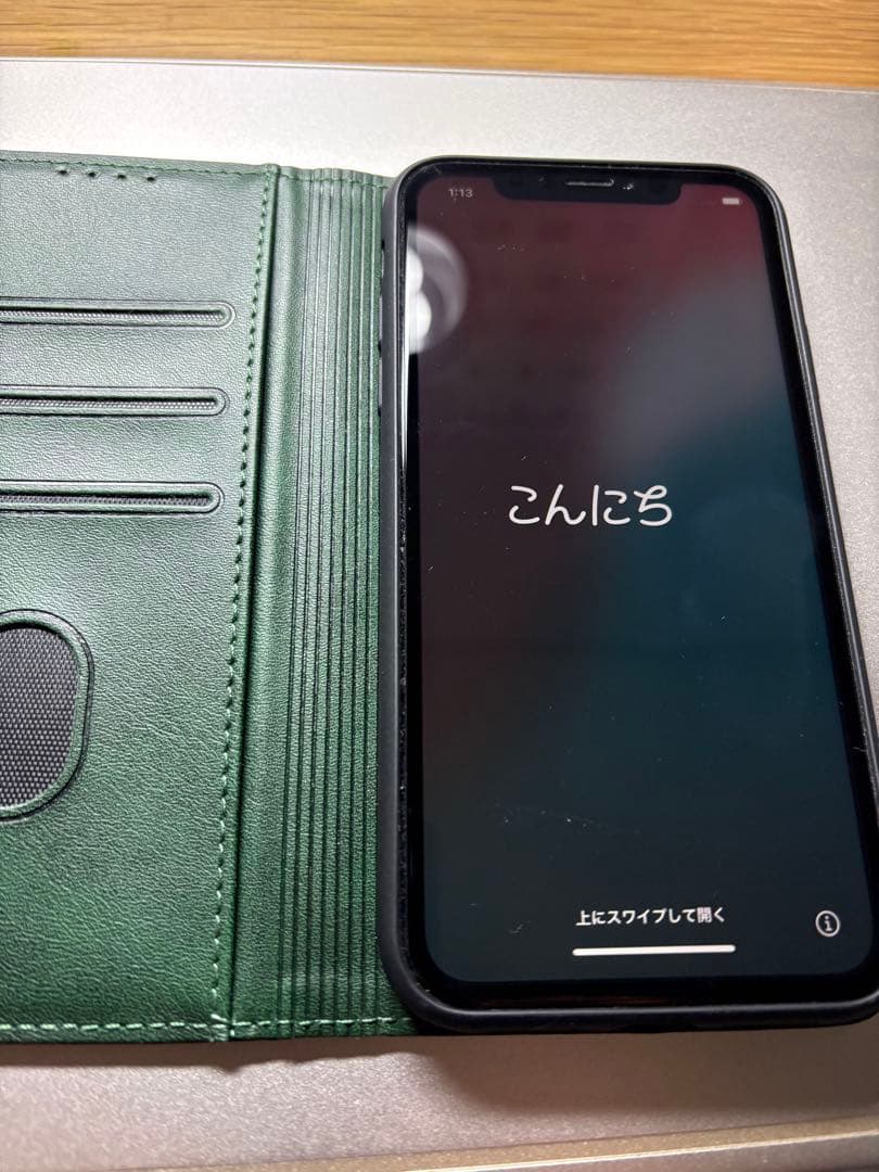 美品❗️iPhoneXR Black 64GB ケース付 バッテリー90%