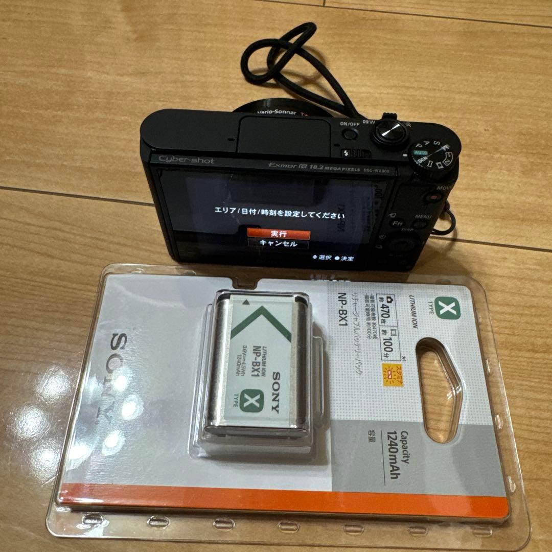 SONY DSC-WX800 4K コンパクトデジタルカメラ 動作確認済