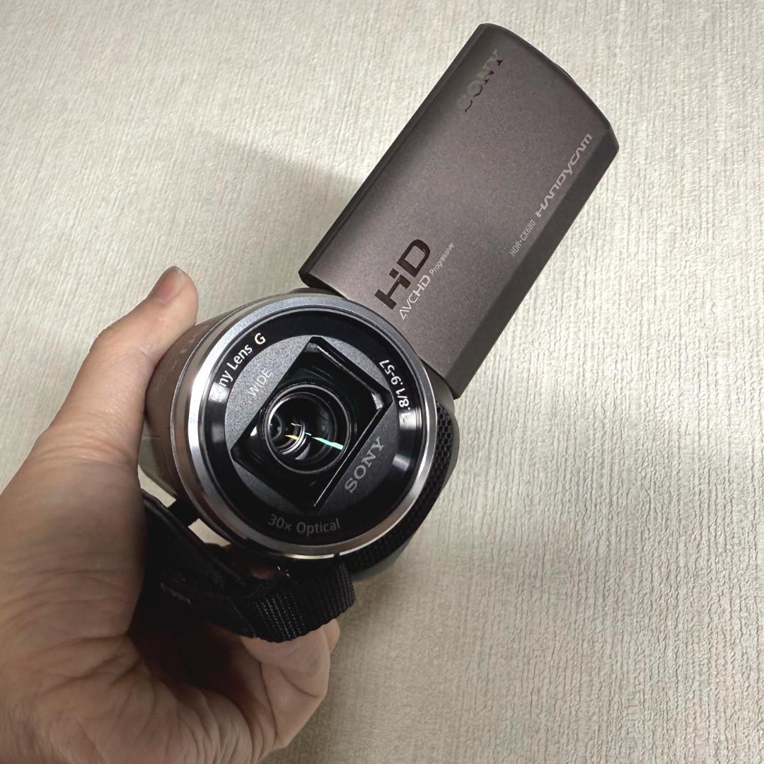 SONY HDR-CX680 ビデオカメラ 本体 + 高容量バッテリーパック