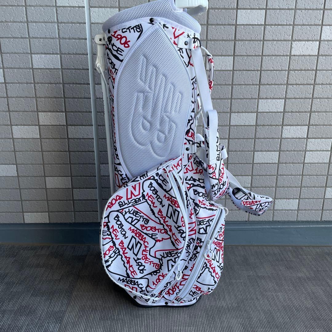 ニューバランスゴルフ 9型 スタンド式 キャディバッグ ホワイト