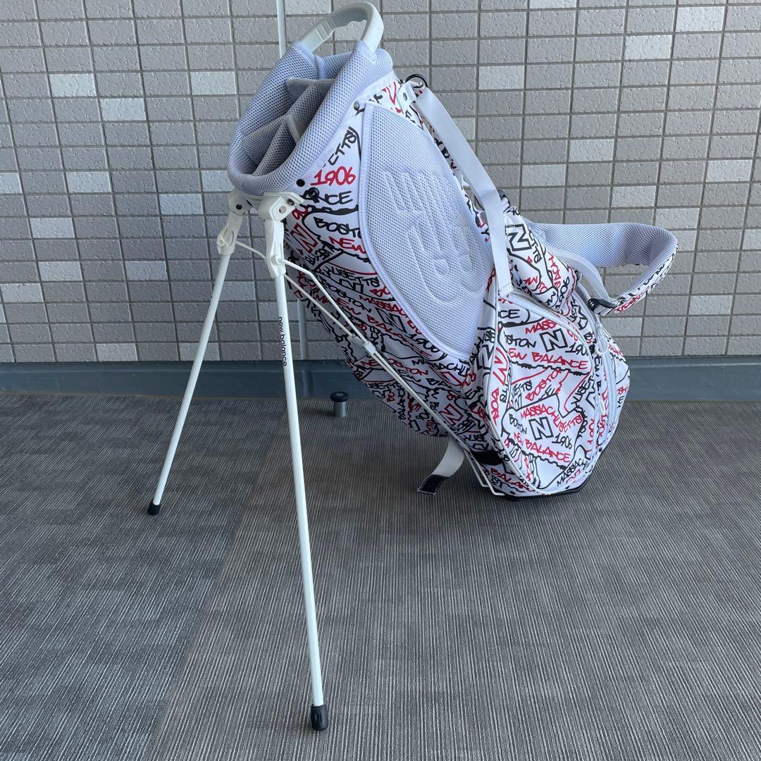 ニューバランスゴルフ 9型 スタンド式 キャディバッグ ホワイト