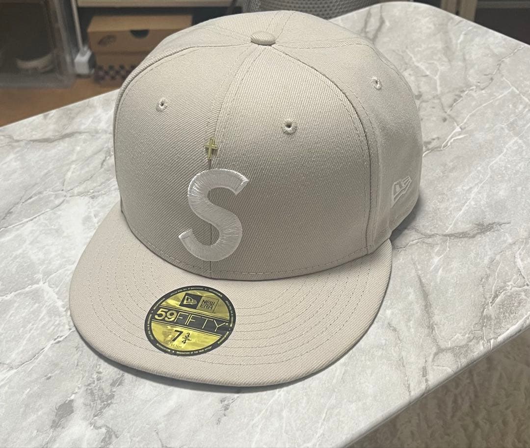 帽子 Supreme Gold Cross S Logo Cap New Era
