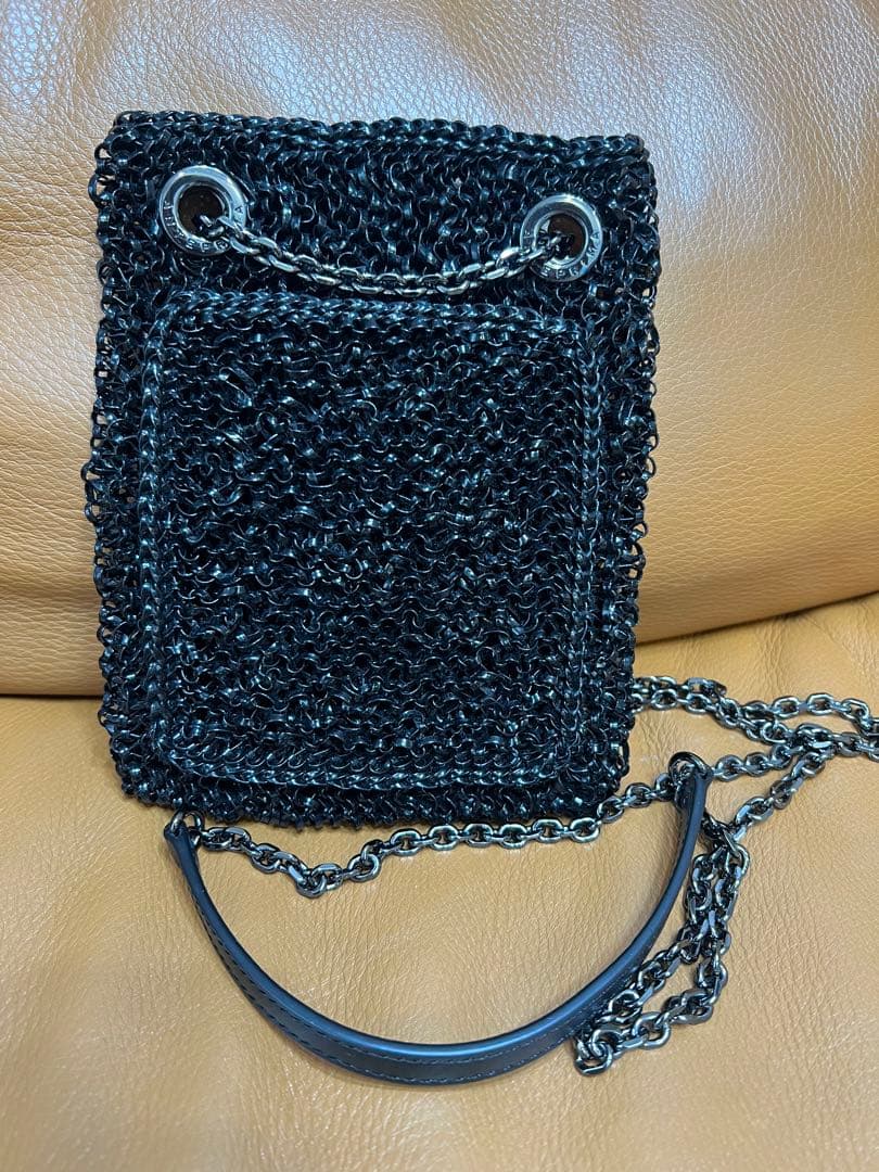 アンテプリマ オッキエッロ ショルダースモール エナメルブラック美品