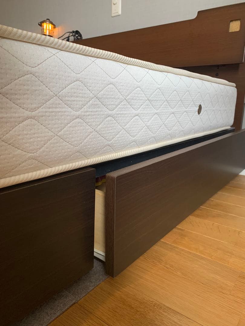 アイシン精機　高級　アスリープ　マットレス　ワイドダブル　ベットフレームセット