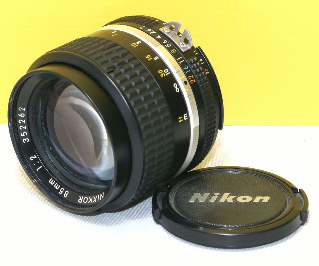 【美品】Nikon Ai-S Nikkor 85mm F2
