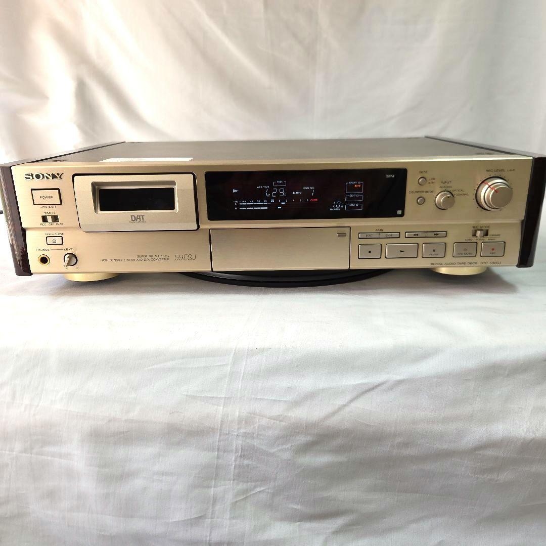 DATデッキ sony DTC―59ESjゴ―ルド SBM 搭載機、リモコン付