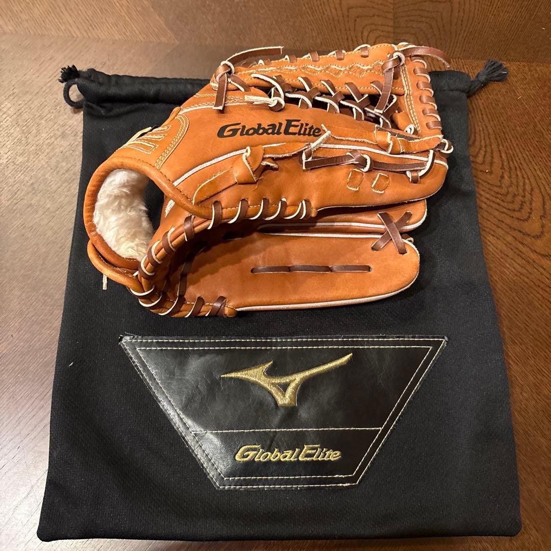 MIZUNO Global Elite 軟式グローブ 収納袋付き