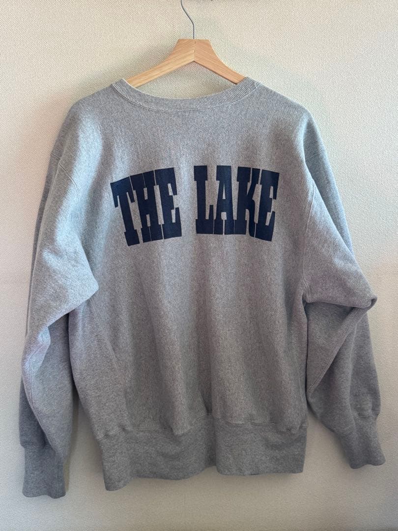 CHAMPION OKOBOJI XL バックプリント　リバースウェーブ　90s