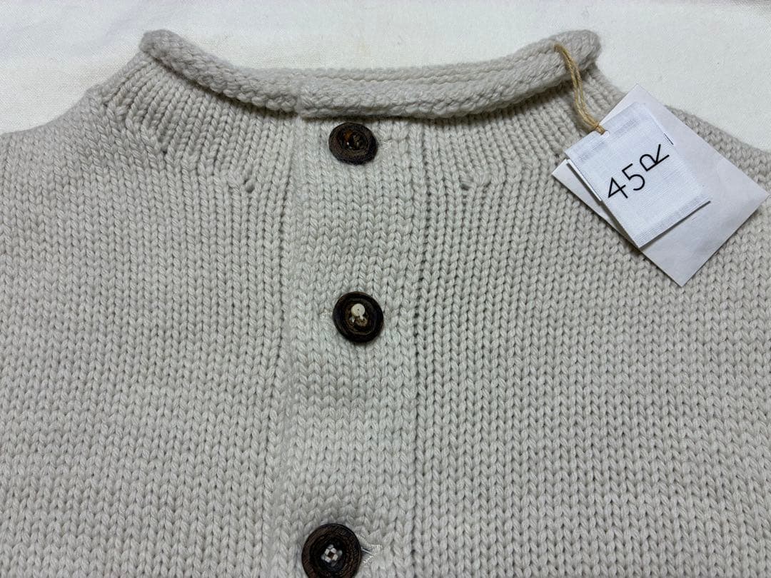 今季 45r ヤクメリノのカーディガン（新品）