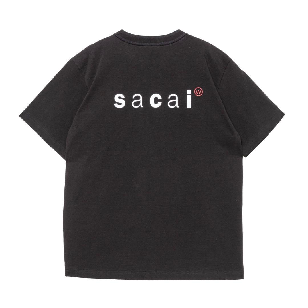 新品　sacai WTAPS Print T-Shirt トップス　ブラック