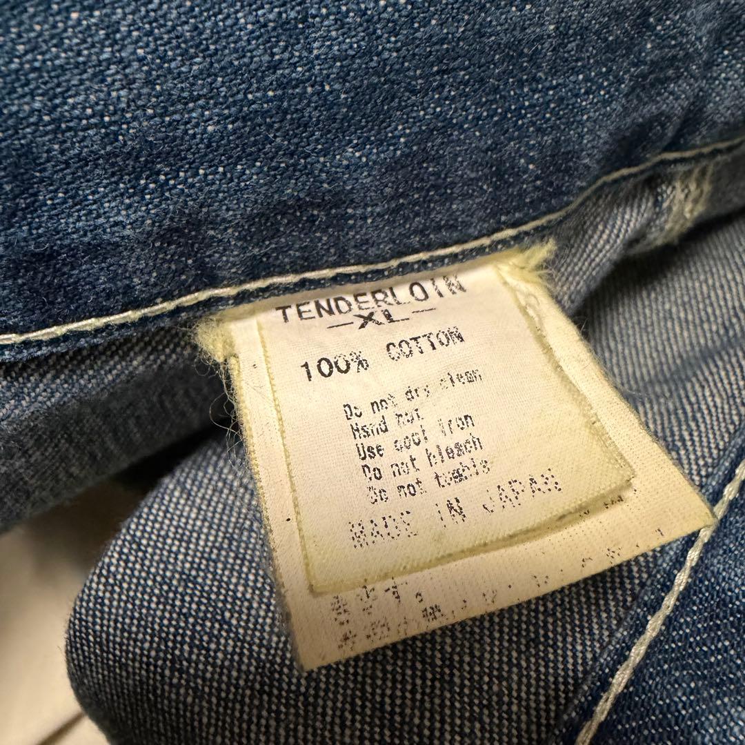 TENDERLOIN テンダーロイン 旧タグ　デニム　ペインター　XL