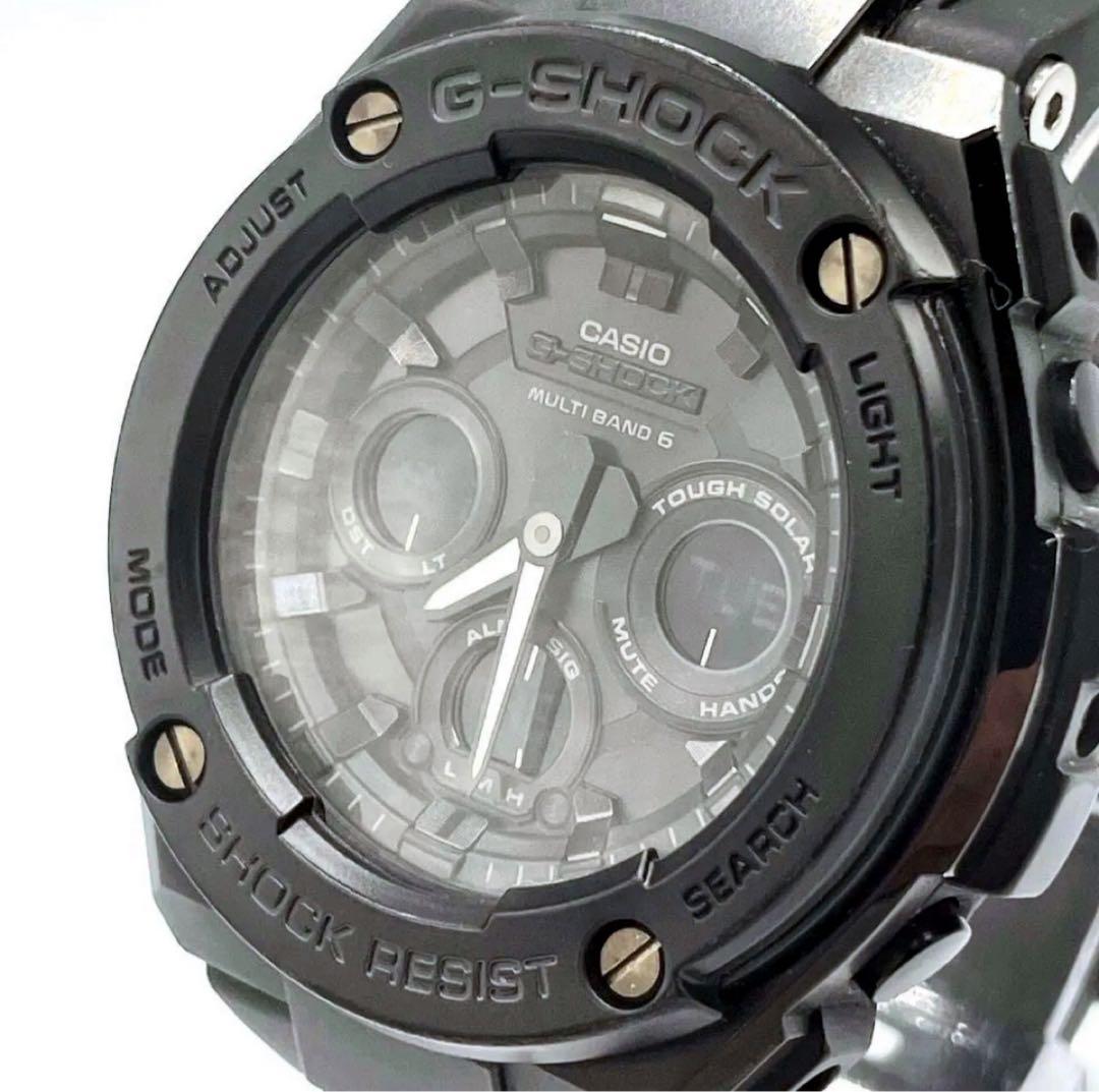 G-SHOCK GST-W300G Gスチール 電波ソーラー ブラック