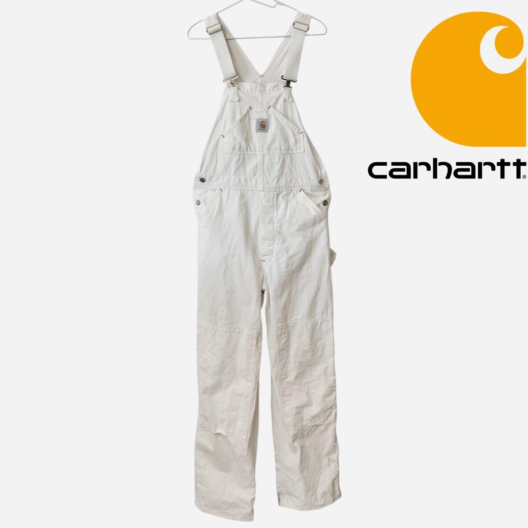 Carhartt カーハート オーバーオール 白 つなぎ ワーク ビンテージ
