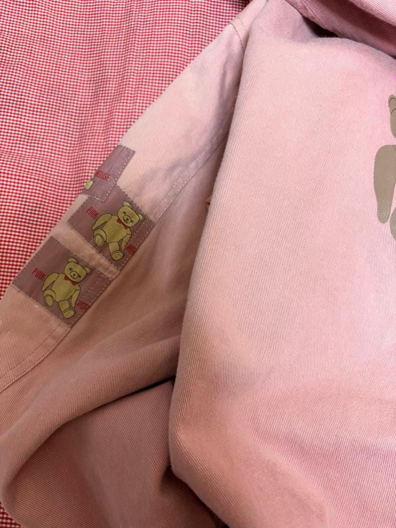 ピンクハウス 金子さん作 ギョロ目くま フード付きブルゾン