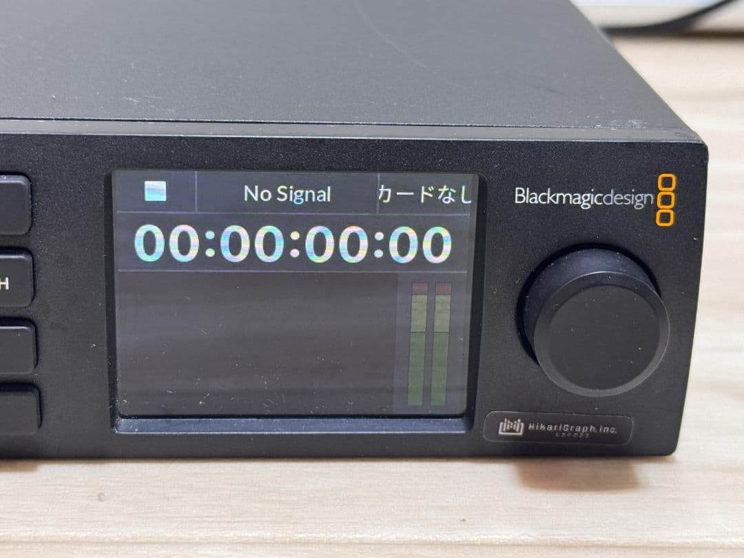 Blackmagic Design HyperDeck Mini 動作確認済み