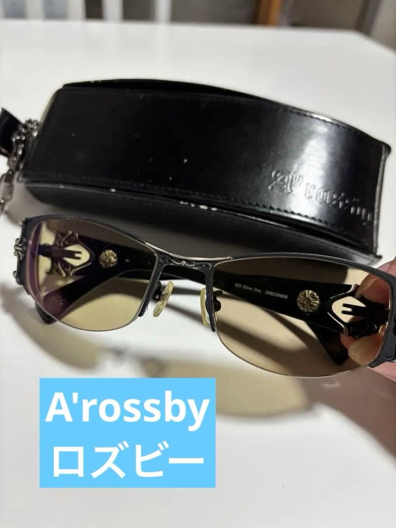 A'rossby ロズヴィー シルバー925 彫金 サングラス