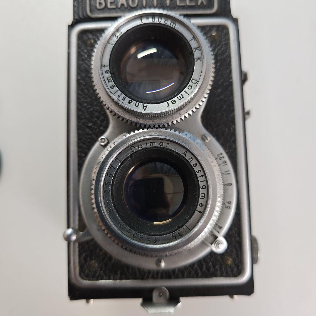 BEAUTY FLEX 二眼レフカメラ レザーケース付き