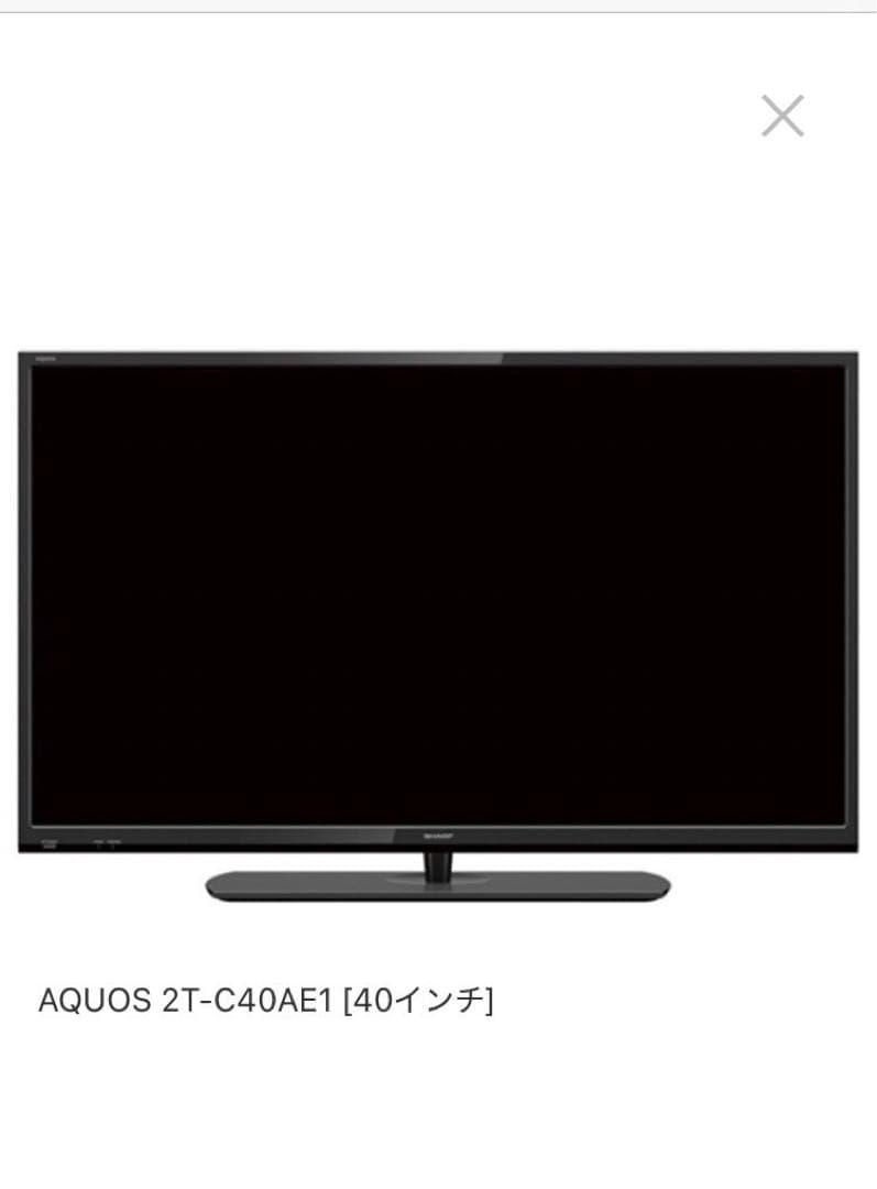 美品　SHARP 液晶テレビ 2T-C40AE1 40型 2019年