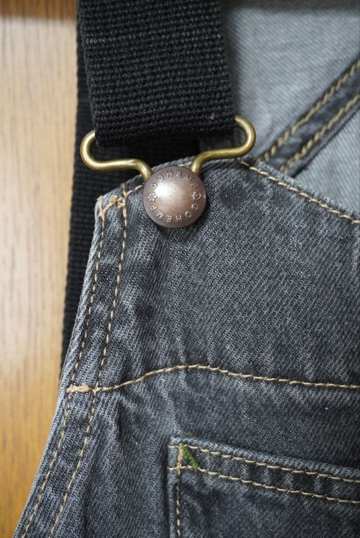 ゴーヘンプ GOHEMP オーバーオール Lサイズ