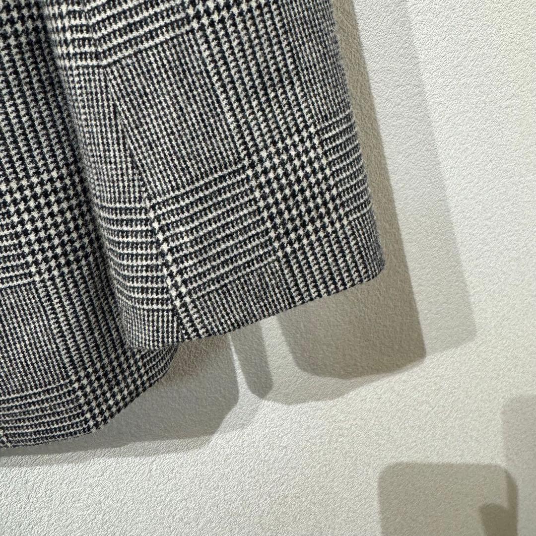 希少 極美品 jonnlynx タスマニアウール グレンチェックジャケット