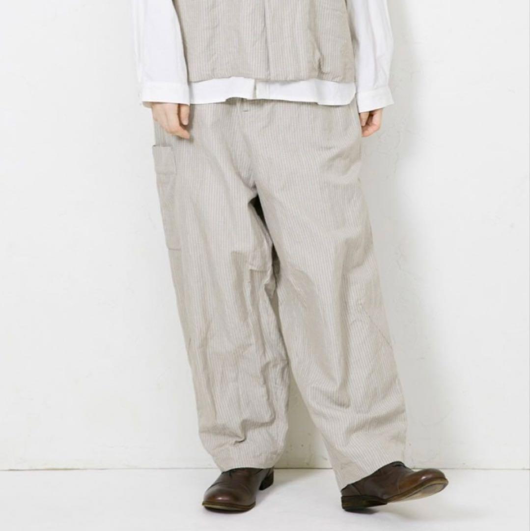 極美品 Vlas Blomme ヴィンテージ チェック ツイル カーゴ パンツ