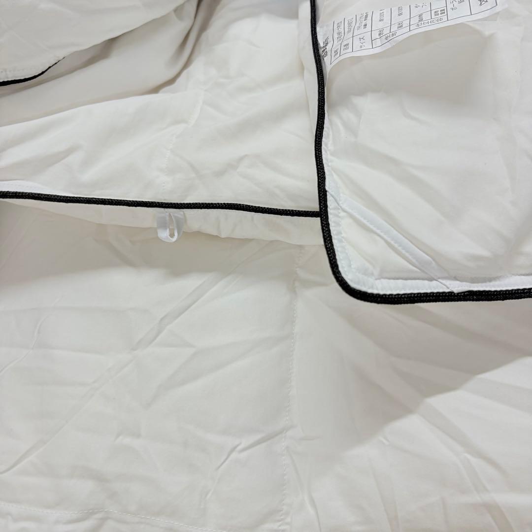 42開封済み　羽毛布団　ダブル　掛け布団　100％羽毛　詰め物1.4kg